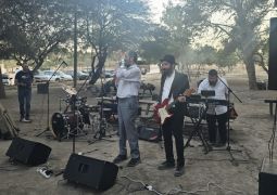 ברק גרוסברג ממשיך להעלות את המורל של הלוחמים ולחזק את רוחם